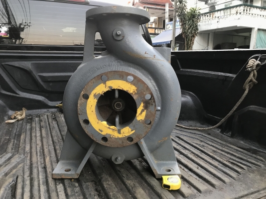 ขายปั๊มน้ำหอยโข่ง Hitachi Centrifugal pump ขนาดเข้า 6นิ้ว ออก 5นิ้ว ใบพัดเหล็กหล่อ made in Japan ของเปิดตู้ญี่ปุ่น สภาพเหมือนไม่เคยใช้งาน จอดเก่า ตอนนี้ใบติด