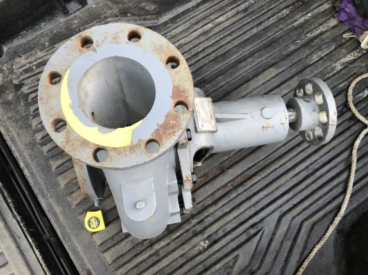 ขายปั๊มน้ำหอยโข่ง Hitachi Centrifugal pump ขนาดเข้า 6นิ้ว ออก 5นิ้ว ใบพัดเหล็กหล่อ made in Japan ของเปิดตู้ญี่ปุ่น สภาพเหมือนไม่เคยใช้งาน จอดเก่า ตอนนี้ใบติด