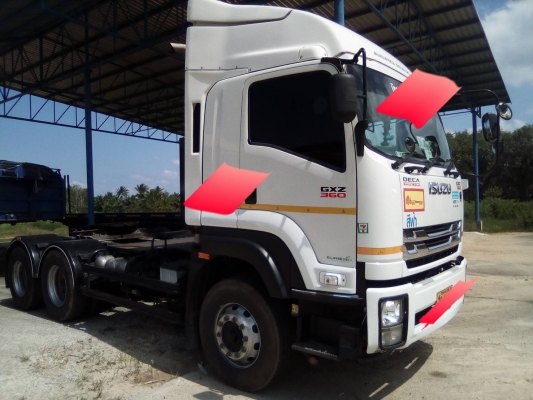 ขายดาวน์หัวลาก2คันๆละ 60,000 หัวลาก2คัน ISUZU DECA360แรงม้าปี60 สัญา60งวด คันที่1.ผ่อนไปแล้ว22งวดๆละ63,702