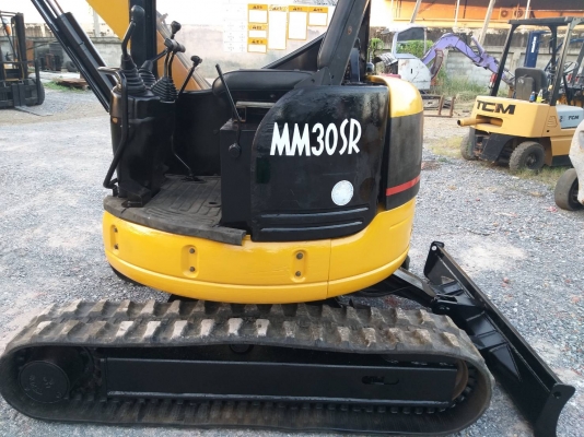 ขายรถแมคโค MITSUBISHI MM30SR แทรคยาง คอนโทรลสั้น บูมออฟเซ็ต ติอต่อ 063-5628992