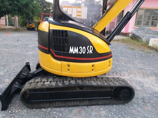 ขายรถแมคโค MITSUBISHI MM30SR แทรคยาง คอนโทรลสั้น บูมออฟเซ็ต ติอต่อ 063-5628992