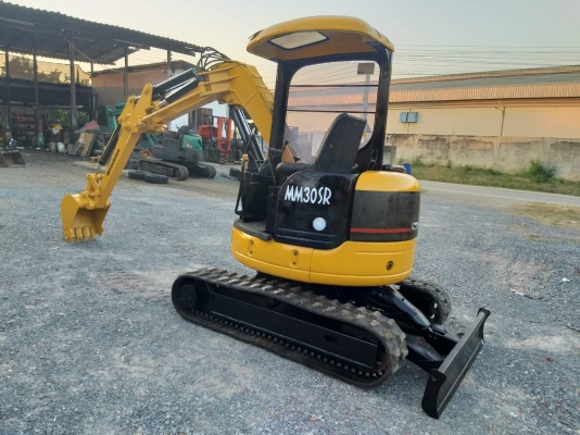 ขายรถแมคโค MITSUBISHI MM30SR แทรคยาง คอนโทรลสั้น บูมออฟเซ็ต ติอต่อ 063-5628992