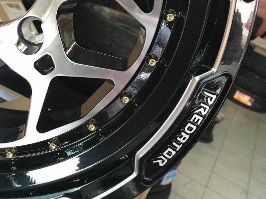 Predator POWER PD-31 สวยล้ำนำเทรน ขอบ16&rdquo;6รู139.7  กว้าง8.5 ET0  งานไทยแท้ แข็งแรง มีรักประกันจากผู้ผลิต