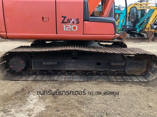 ขายรถขุด รถแบคโฮ ZX120 แทรคใหญ่อาร์มพิเศษ นำเข้าเองโดยตรงจากประเทศญี่ปุ่น โทร 081-8581834