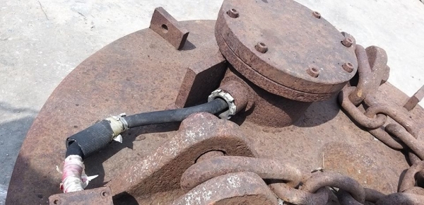 แม่เหล็กดูดวัสดุรีไซเคิล ในโรงงาน ยี่ห้อ Mitsubishi Seiko มือ2จากญี่ปุ่น