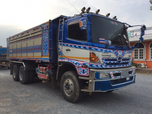 ขายสิบล้อพ่วงแม่ลูกดั้มลูก3คานแท้HINO FM1A344 รถบ้าน50ปีทองปี56