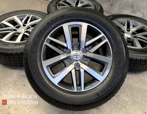 ล้อแม็กป้ายแดง Toyota New Fortuner ขอบ 18 พร้อมยางป้ายแดง 265-60-18 Bridgestone ปี 19 แม็กสวย ตุ่มเด้งๆทุกเส้น ล้อแม็กป้ายแดง Toyota New Fortuner ขอบ 18 พร้อมยางป้ายแดง 265-60-18 Bridgestone ปี 19 แม็กสวย ตุ่มเด้งๆทุกเส้น