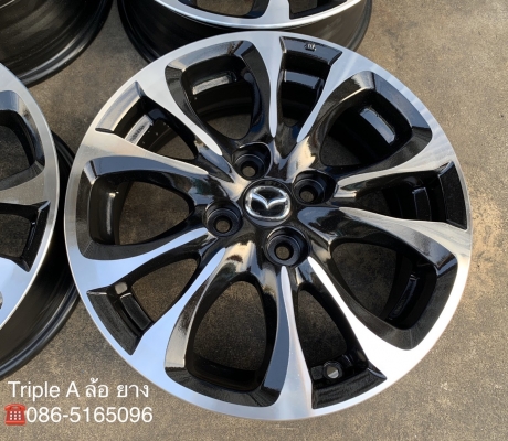 ล้อแม็ก Mazda 2 ขอบ 15 สีดำปัดเงา ล้อแม็ก Mazda 2 ขอบ 15 สีดำปัดเงา