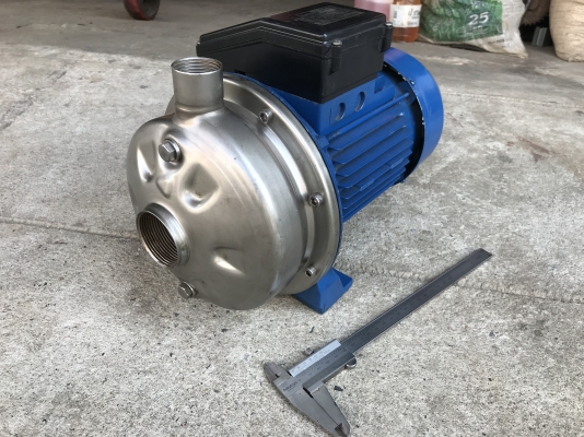 ขายปั๊มน้ำหัวปั๊มสแตนเลสแรงดันสูง Ebara 2HP. 220V ไฟบ้าน made in Italy สภาพสวยใหม่มาก วิ่งนิ่มเดิมๆ พร้อมใช้งาน ราคา 6,500 บาท