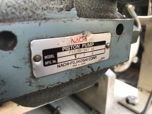 ขายชุดปั๊มน้ำมันไฮโดรลิค Nachi Japan มอเตอร์ Mitsubishi 5HP. 380V พร้อมชุดวาล์วคอนโทรล Vickers 24Vdc สภาพสวยใหม่มาก อุปกรณ์ครบ มีสวิทย์ปิด-เปิดในตัว พร้อมล้อเคลื่อนย้ายสะดวกครับ พร้อมใช้งาน