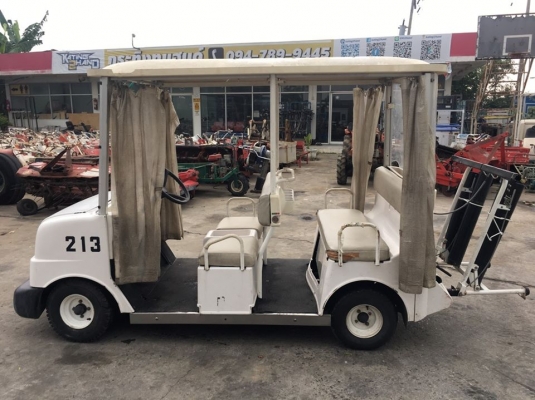 รถกอล์ฟไฟฟ้า ยี่ห้อ HITACHI รุ่นใหม่ หน้าสวย สภาพดี ระบบไฟฟ้า ใช้แบตเตอรี่ดีพไซเคิล ชาร์จได้หลายครั้ง ทนกว่าแบตทั่วไปมากๆ รถกอล์ฟไฟฟ้า ยี่ห้อ HITACHI รุ่นใหม่ หน้าสวย สภาพดี ระบบไฟฟ้า ใช้แบตเตอรี่ดีพไซเคิล ชาร์จได้หลายครั้ง ทนกว่าแบตทั่วไปมากๆ