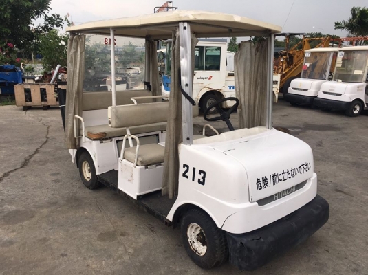 รถกอล์ฟไฟฟ้า ยี่ห้อ HITACHI รุ่นใหม่ หน้าสวย สภาพดี ระบบไฟฟ้า ใช้แบตเตอรี่ดีพไซเคิล ชาร์จได้หลายครั้ง ทนกว่าแบตทั่วไปมากๆ รถกอล์ฟไฟฟ้า ยี่ห้อ HITACHI รุ่นใหม่ หน้าสวย สภาพดี ระบบไฟฟ้า ใช้แบตเตอรี่ดีพไซเคิล ชาร์จได้หลายครั้ง ทนกว่าแบตทั่วไปมากๆ