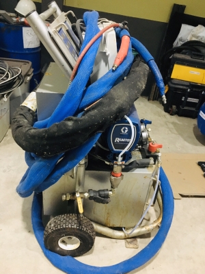 REACTOR E-20 เครื่องฉีดพ่นฉนวนกันความร้อน ฉีดพียู นำเข้าจากอเมริกา ผ่านการใช้งานในไทยเพียงครั้งเดียว