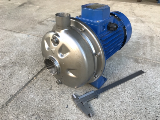 ขายปั๊มน้ำหัวปั๊มสแตนเลสแรงดันสูง Ebara 2HP. 380V made in Italy **ของใหม่ไม่เคยใช้งาน**