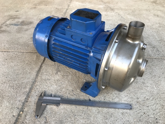 ขายปั๊มน้ำหัวปั๊มสแตนเลสแรงดันสูง Ebara 2HP. 380V made in Italy **ของใหม่ไม่เคยใช้งาน**