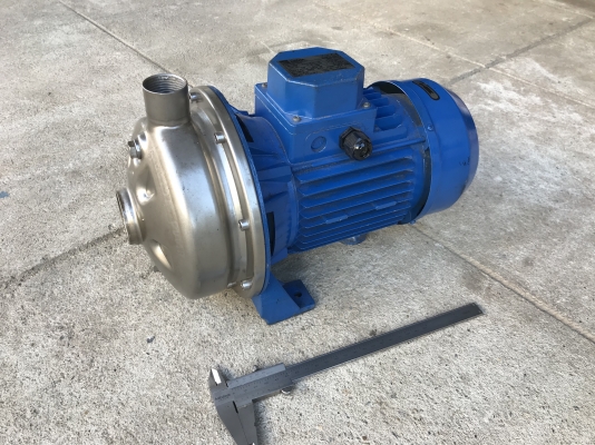 ขายปั๊มน้ำหัวปั๊มสแตนเลสแรงดันสูง Ebara 2HP. 380V made in Italy **ของใหม่ไม่เคยใช้งาน**