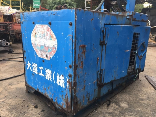 ขายปั๊มลม AIRMAN รุ่น PDS-50SSB มือ2ญี่ปุ่น เครื่องคูโบต้า 3สูบ