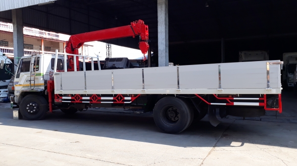 isuzu FTR11 6BD1-160 เทรน 3 ตัน 4 ท่อน 3 ชัก กระบะอลูมิเนียม สภาพสวยพร้อมใช้