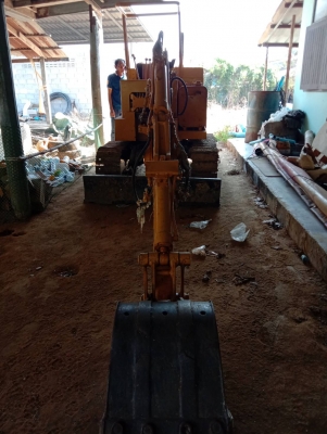 แบคโฮเล็กKOMATSU PC02-1 พร้อมหางลาก