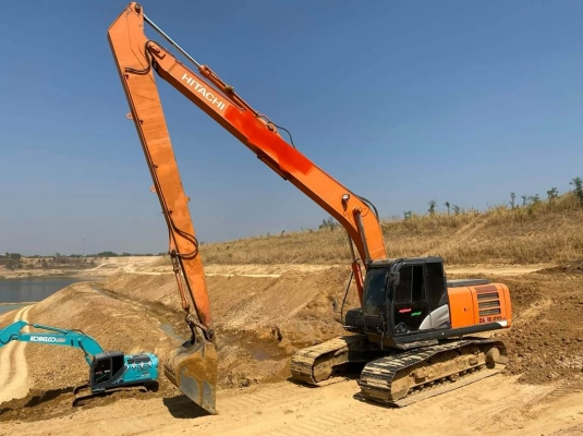 Hitachi ZX210LC 5G บูมยาวแท้จากโรงงาน ยาว16เมตร เอกสารเล่มทะเบียน พร้อมลงงาน