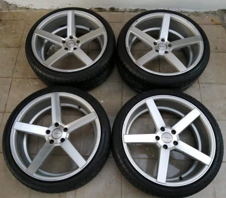 ล้อ Vossen CVT3 ขอบ20 สภาพสวย ไม่มีซ่อม พร้อมยาง 245 35 20 ปี17 ราคาไม่แพง