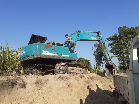 ถขุดแบ็คโฮ KOBELCO SK200 MARK///