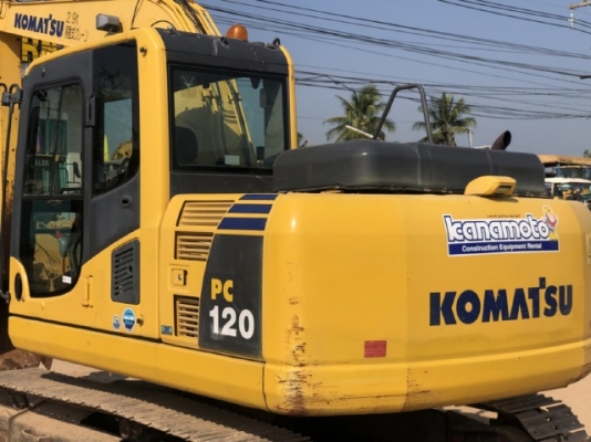 ขายรถขุด KOMATSU PC120-8 นำเข้าเองจากญี่ปุ่น สภาพสวยพร้อมใช้ มีVDOการทำงานครับ