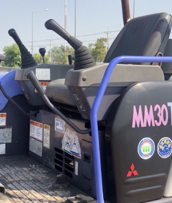 ขายรถขุด MITSUBISHI MM30T (1XXX ชั่วโมง) นำเข้าเองจากญี่ปุ่น สภาพสวยพร้อมใช้ มีVDOการทำงานครับ
