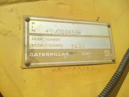 ขายเกรดเดอร์ CAT 140G 5MD สภาพพร้อมใช้งาน เครื่องเกียร์แน่น รถพร้อมทำงาน เอกสารเล่มทะเบียน  สนใจสอบถาม 093 0764943  K ตั้ม