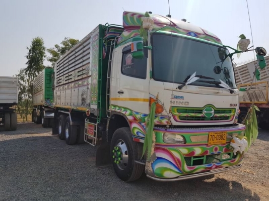 ขาย HINO 344พ่วงแม่ลูก กระบะเนียมคอกเกษตร อู่ ไทยรุ่งเรือง รถปี 56 ขาย HINO 344พ่วงแม่ลูก กระบะเนียมคอกเกษตร อู่ ไทยรุ่งเรือง รถปี 56