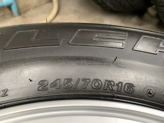 ล้อแม็กป้ายแดง ISUZU D-MAX Blue Power ขอบ 16 พร้อมยางใหม่ป้ายแดง 245-70-16 Bridgestone ปี 19 ใหม่ยกห้าง