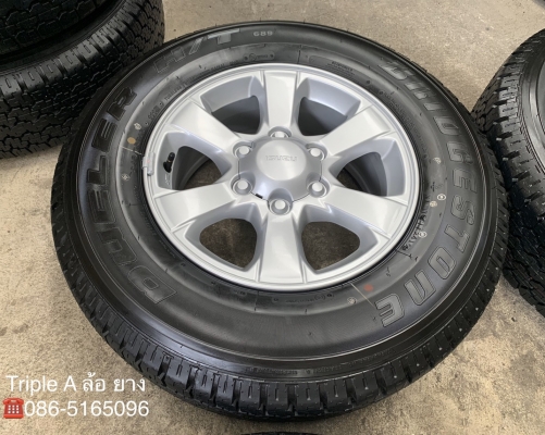 ล้อแม็กป้ายแดง ISUZU D-MAX Blue Power ขอบ 16 พร้อมยางใหม่ป้ายแดง 245-70-16 Bridgestone ปี 19 ใหม่ยกห้าง ล้อแม็กป้ายแดง ISUZU D-MAX Blue Power ขอบ 16 พร้อมยางใหม่ป้ายแดง 245-70-16 Bridgestone ปี 19 ใหม่ยกห้าง