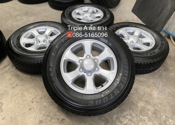 ล้อแม็กป้ายแดง ISUZU D-MAX Blue Power ขอบ 16 พร้อมยางใหม่ป้ายแดง 245-70-16 Bridgestone ปี 19 ใหม่ยกห้าง