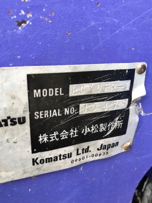 ขายแบคโฮKOMATSU PC30(ลายหัวแย๊ก)พิมพ์นิยมเก่านอก100\%(ปั้มนิ้ว)(คอนโทลน้ำมัน)แน่นๆ เดิมจากญี่ปุ่น ทำงานสมบูรณ์ทุกระบบ รับรองไม่ผิดหวัง 285,000 เท่านั้น!!