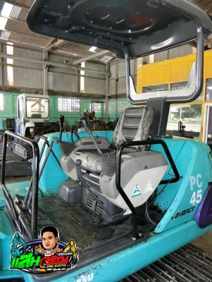 รถขุด KOMATSU PC45-1รุ่น7 เครื่องปั้มดี เอวแน่น ช่วงล่างเต็ม ระบบดีพร้อมใช้งาน เอกสารอินวอย #แทรคเหล็กใหม่ ราคา390,000บาทต่อลองได้