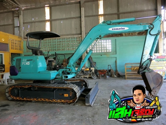 รถขุด KOMATSU PC45-1รุ่น7 เครื่องปั้มดี เอวแน่น ช่วงล่างเต็ม ระบบดีพร้อมใช้งาน เอกสารอินวอย #แทรคเหล็กใหม่ ราคา390,000บาทต่อลองได้