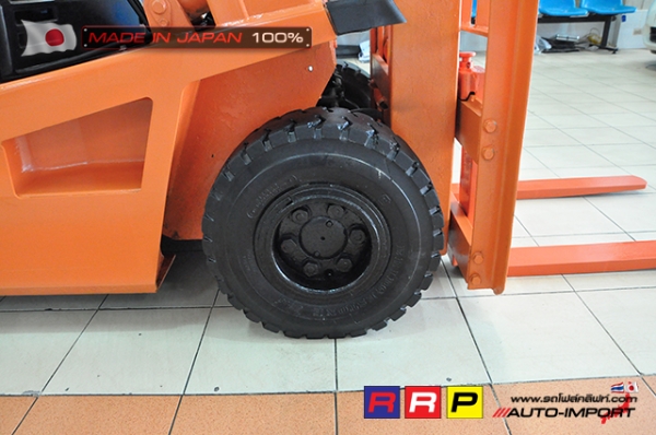 ขายรถโฟล์คลิฟท์มือสอง TOYOTA รุ่น 4FGL15-15110 นำเข้าจากประเทศญี่ปุ่น 100\% ไม่เคยใช้งานในไทย