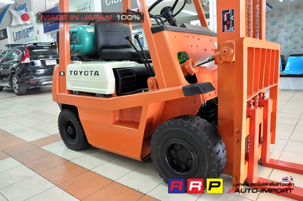 ขายรถโฟล์คลิฟท์มือสอง TOYOTA รุ่น 4FGL15-15110 นำเข้าจากประเทศญี่ปุ่น 100\% ไม่เคยใช้งานในไทย