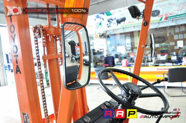 ขายรถโฟล์คลิฟท์มือสอง TOYOTA รุ่น 4FGL15-15110 นำเข้าจากประเทศญี่ปุ่น 100\% ไม่เคยใช้งานในไทย