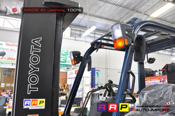 ขายรถโฟล์คลิฟท์มือสอง TOYOTA รุ่น 7FDA50-33430 นำเข้าจากประเทศญี่ปุ่น 100\% ไม่เคยใช้งานในไทย