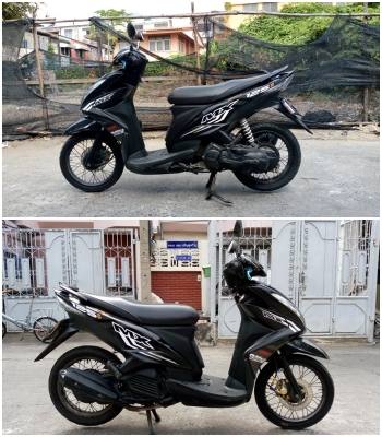 Yamaha MIO MX 125i จด2558 /Honda sonic 125 สตาร์ทมือ ล้อแม็ก ภาษี พรบ.กค.2563