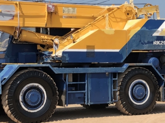 ขายรถเครน KOBELCO RK250 (ขนาด 25 ตัน) นำเข้าเองจากญี่ปุ่น สภาพสวยพร้อมใช้งาน มีVDOการทำงานครับ