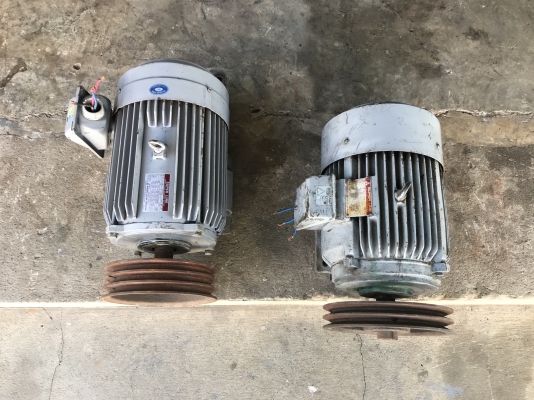 ขายมอเตอร์ไฟฟ้า Mitsubishi 10HP. 380V 1450rpm. สภาพสวยเดิมๆ หมุนนิ่ม พร้อมใช้งาน มี 2ตัวครับ ราคาตัวละ 5,800 บาท