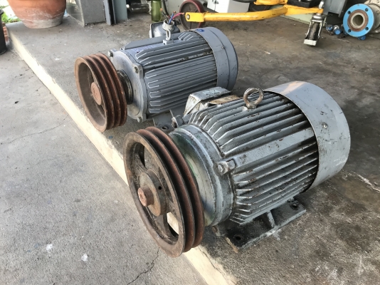 ขายมอเตอร์ไฟฟ้า Mitsubishi 10HP. 380V 1450rpm. สภาพสวยเดิมๆ หมุนนิ่ม พร้อมใช้งาน มี 2ตัวครับ ราคาตัวละ 5,800 บาท