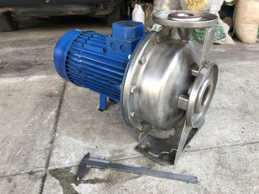 ขายปั๊มน้ำหอยโข่งหัวปั๊มสแตนเลส Ebara 5.5HP. 380V 50x32/200 made in Italy ขนาดเข้า 2นิ้ว ออก 1.2นิ้ว แรงดันสูง สภาพสวยเดิมๆ หมุนนิ่ม พร้อมใช้งาน