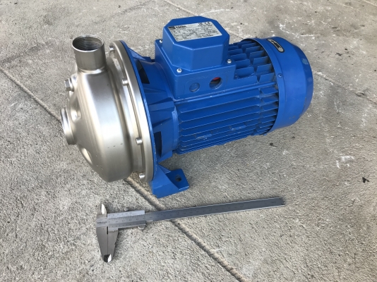 ขายปั๊มน้ำหัวปั๊มสแตนเลสแรงดันสูง Ebara 2HP. 380V made in Italy สภาพสวยใหม่มาก หมุนนิ่ม พร้อมใช้งาน ขายปั๊มน้ำหัวปั๊มสแตนเลสแรงดันสูง Ebara 2HP. 380V made in Italy สภาพสวยใหม่มาก หมุนนิ่ม พร้อมใช้งาน