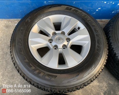 ล้อแม็ก Toyota Revo ขอบ 17 พร้อมยาง 265-65-17 Bridgestone ปลายปี 18