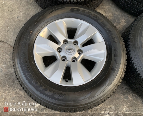 ล้อแม็ก Toyota Revo ขอบ 17 พร้อมยาง 265-65-17 Bridgestone ปลายปี 18