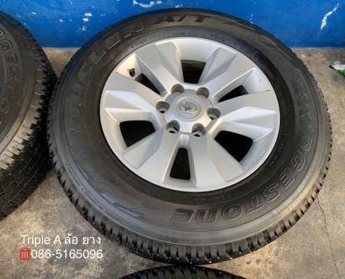ล้อแม็ก Toyota Revo ขอบ 17 พร้อมยาง 265-65-17 Bridgestone ปลายปี 18