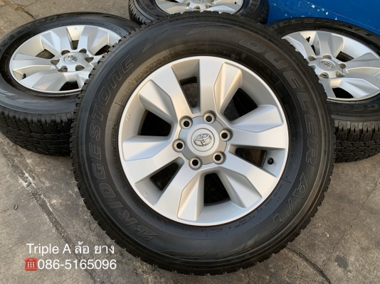 ล้อแม็ก Toyota Revo ขอบ 17 พร้อมยาง 265-65-17 Bridgestone ปลายปี 18